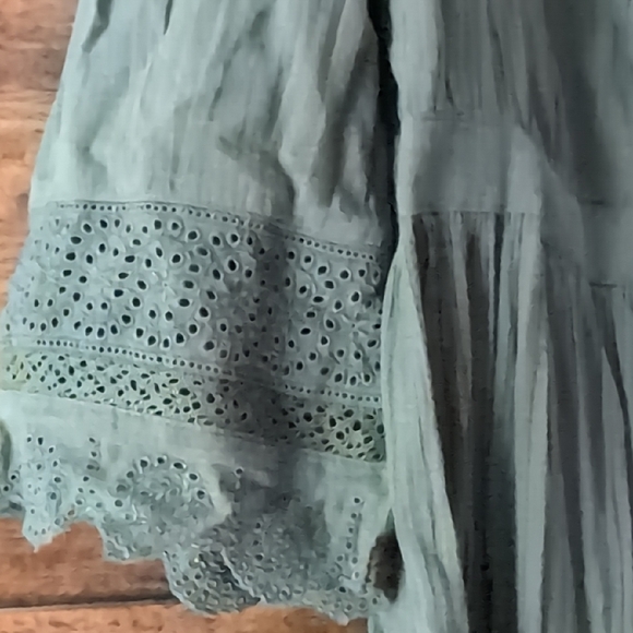 GAP Olive Long Sleeve Maxi Dress - Picture 5 of 6